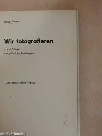 Wir fotografieren