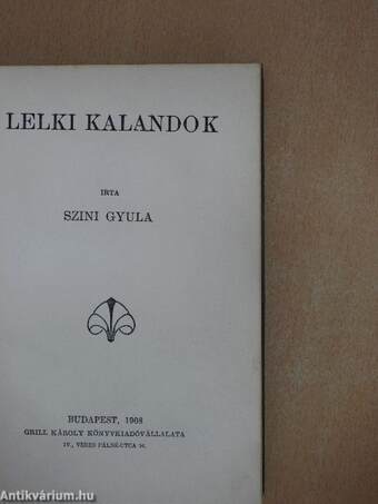 Lelki kalandok