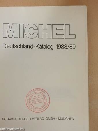 Michel Briefmarken-Katalog - Deutschland 1988/89