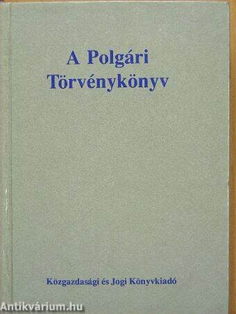 A Polgári Törvénykönyv