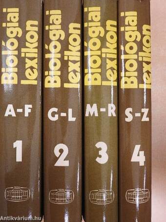 Biológiai lexikon 1-4.