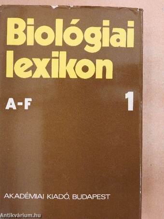 Biológiai lexikon 1-4.