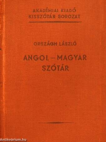 Angol-magyar szótár