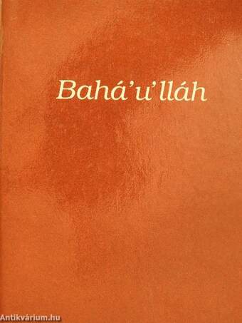 Bahá'U'lláh