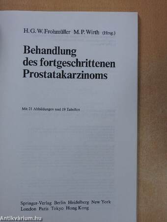 Behandlung des fortgeschrittenen Prostatakarzinoms