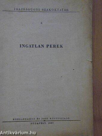 Ingatlan perek