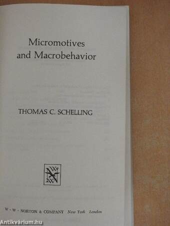 Micromotives and Macrobehavior