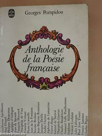 Anthologie de la Poésie francaise