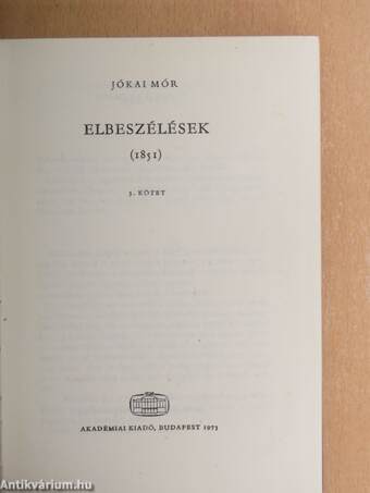 Elbeszélések 3.