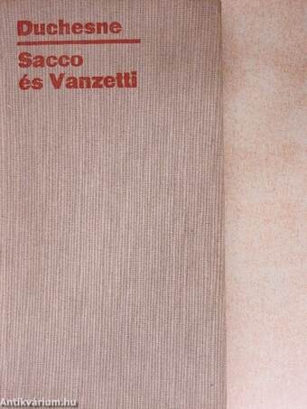 Sacco és Vanzetti