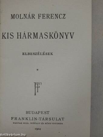 Kis hármaskönyv I.