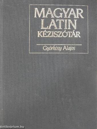 Magyar-latin kéziszótár