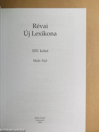 Révai új lexikona 14. (töredék)