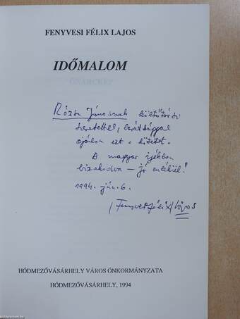 Időmalom (dedikált példány)