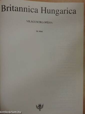 Britannica Hungarica Világenciklopédia 9.