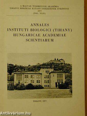 Annales Instituti Biologici (Tihany) Hungaricae Academiae Scientiarum 1977.