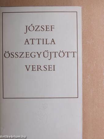 József Attila összegyűjtött versei