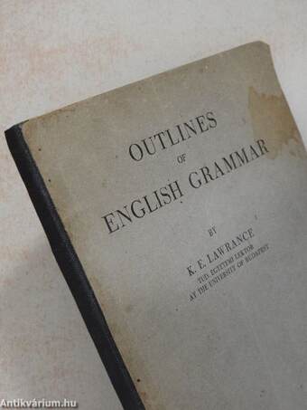 Outlines of english grammar