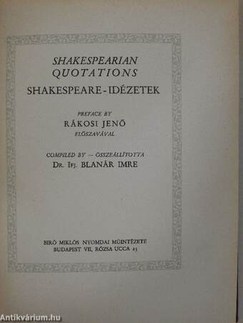 Shakespeare-idézetek