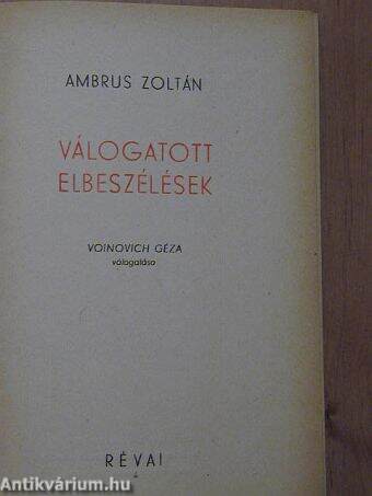 Válogatott elbeszélések