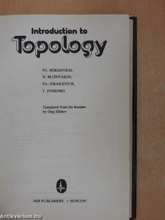 Introduction to Topology