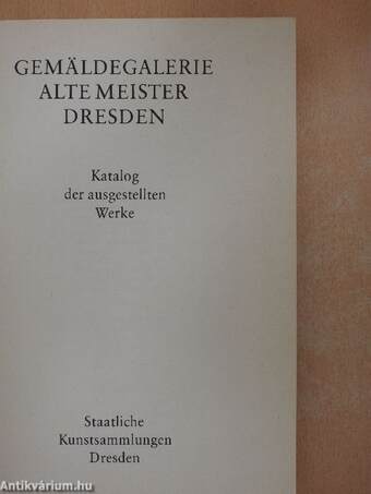 Gemäldegalerie Alte Meister Dresden