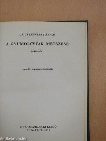 A gyümölcsfák metszése képekben