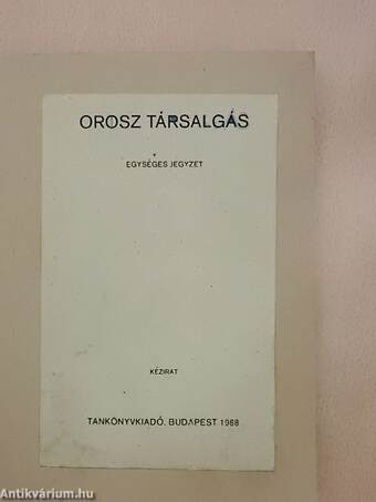 Orosz társalgás