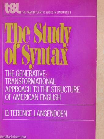 The Study of Syntax