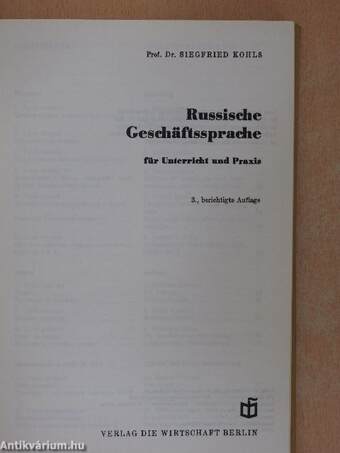 Russische Geschäftssprache