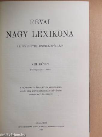 Révai nagy lexikona 8. (töredék)