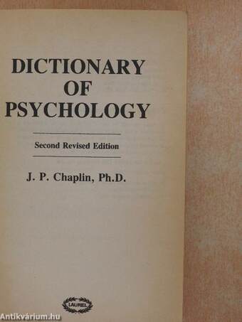 Dictionary of Psychology