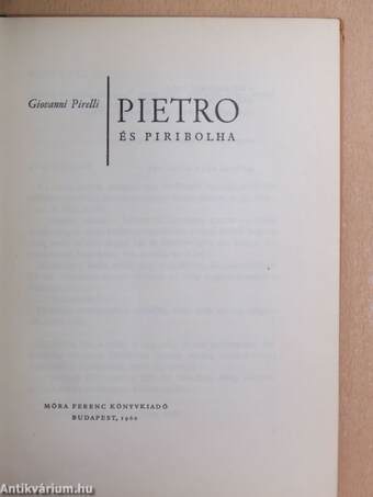 Pietro és Piribolha