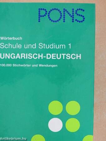 PONS Wörterbuch für Schule und Studium 1.