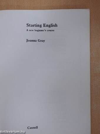 Starting English