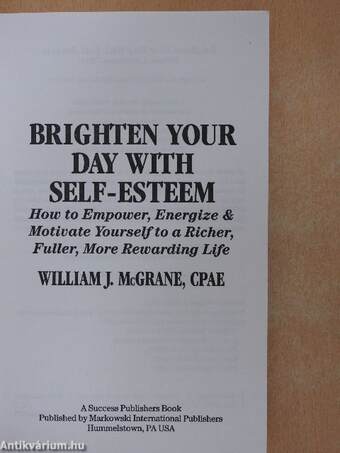 Brighten Your Day with Self-Esteem