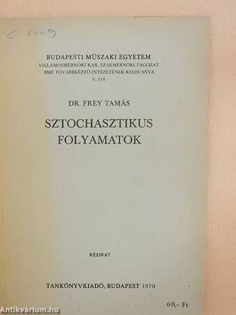 Sztochasztikus folyamatok