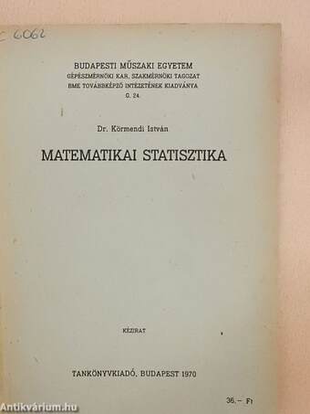 Matematikai statisztika