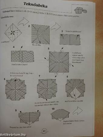 Általános iskolai gyakorlófüzetek - Technika - Origami mesékkel