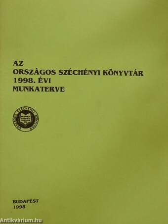 Az Országos Széchényi Könyvtár 1998. évi munkaterve