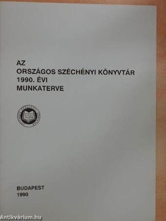 Az Országos Széchényi Könyvtár 1990. évi munkaterve