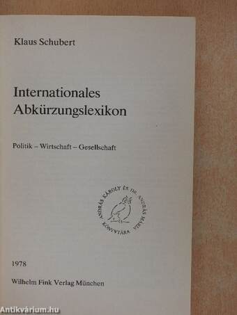 Internationales Abkürzungslexikon