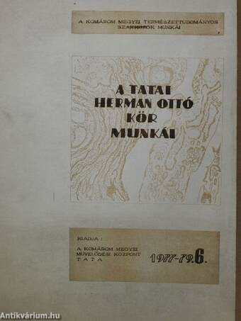 A tatai Herman Ottó kör munkái 1977-1979/6.