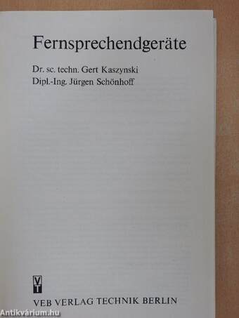 Fernsprechendgeräte