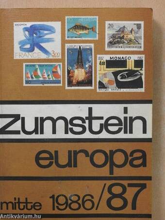 Zumstein Briefmarken-katalog - Mitte Europa 1986/87