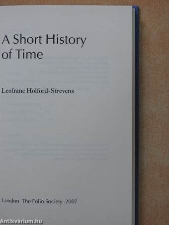 A Short History of Time