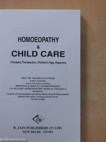 Homoeopathy & Child Care