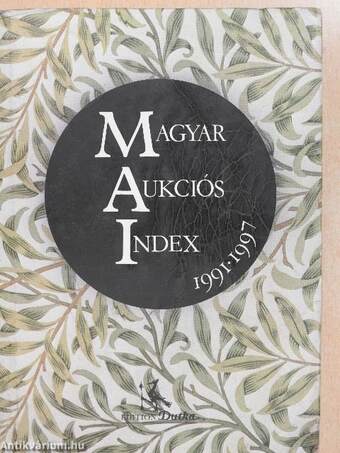 Magyar Aukciós Index 1991-1997.