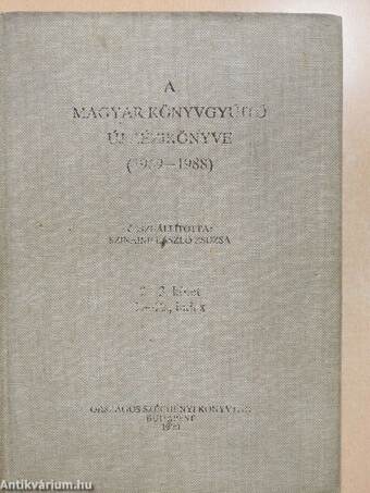 A Magyar Könyvgyűjtő új kézikönyve 1-3.