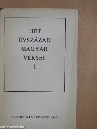 Hét évszázad magyar versei I. (töredék)